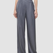 Women Raina Pants Wide Mid Grey Pinstripe