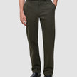 Refine Cotton Pants Relaxed Fit Dark Olive