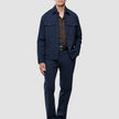 Refine Cotton Pants Relaxed Fit Navy