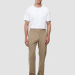 Refine Cotton Pants Relaxed Fit Sand