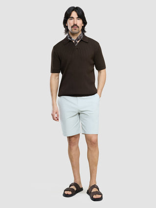 Refine Cotton Shorts Mint Grey