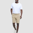 Refine Cotton Shorts Sand