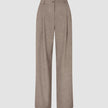 rhea set golden beige melange shirt pants