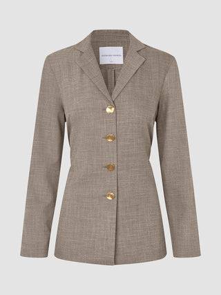 Women Rhea Shirt Golden Beige Melange
