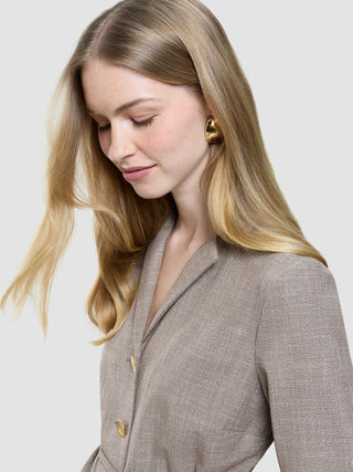 Women Rhea Shirt Golden Beige Melange