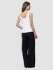 Rib Tank Top White