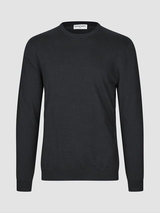 Seamless Core Knit Crewneck Black