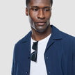 Seersucker Short Sleeve Shirt Dark Navy