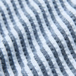 Seersucker Short Sleeve Shirt Navy Stripes