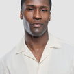 Seersucker Short Sleeve Shirt Off White