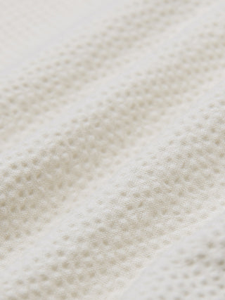 Seersucker Short Sleeve Shirt Off White