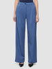 Women Serene Pants Wide Ombre Blue Herringbone