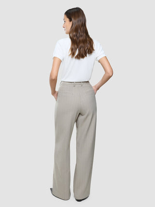 Women Serene Pants Wide Burnt Sugar Herringbone