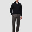 Siena Pants Relaxed Fit Herringbone Dark Brown