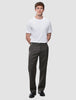 Siena Pants Relaxed Fit Herringbone Dark Brown