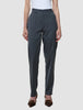 Women Skye Pants Tapered Charcoal Melange