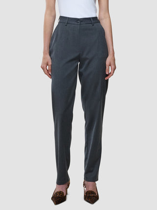 Women Skye Pants Tapered Charcoal Melange
