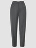 Women Skye Pants Tapered Charcoal Melange