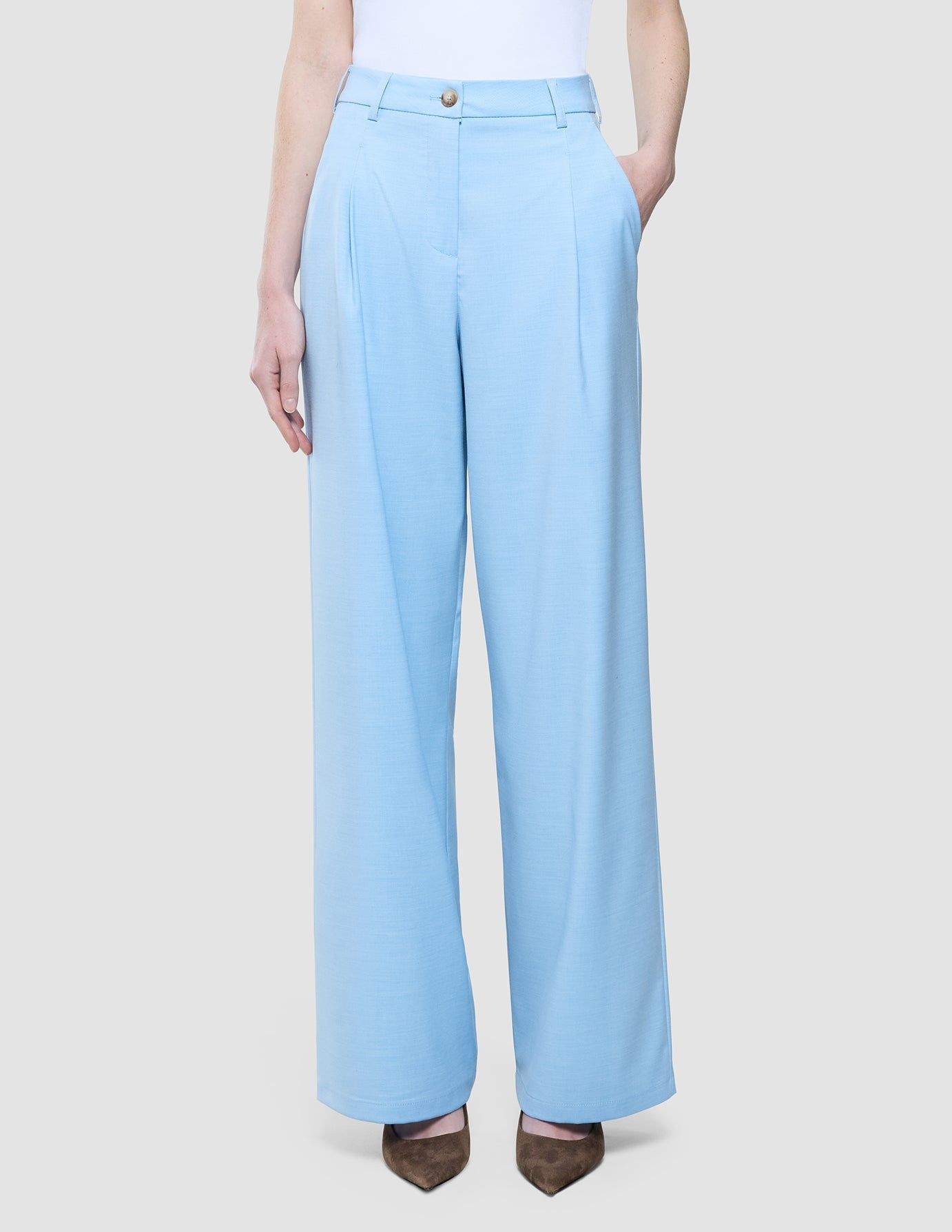 Women Skye Pants Wide Blue Haze