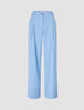 skye set blue haze short sleeved blazer wide pants