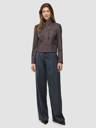 Women's Skye Pants Wide Charcoal Melange