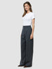 Women's Skye Pants Wide Charcoal Melange