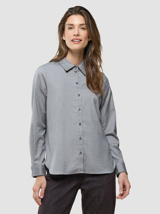 Women's Skye Shirt Mellow Beige Herringbone