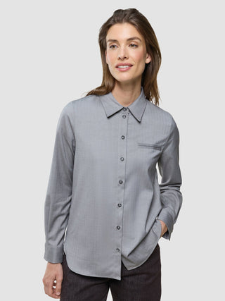 Women's Skye Shirt Mellow Beige Herringbone