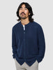 Structured Knit Cardigan Dark Navy