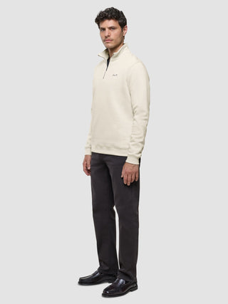 Sweat Half Zip Off White