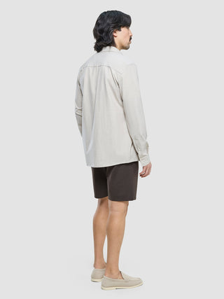 Tech Linen Casual Shirt Sandshell