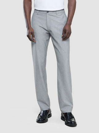 Tech Linen Elastic Pants Charcoal