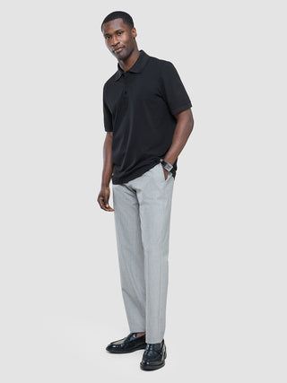 Tech Linen Elastic Pants Charcoal