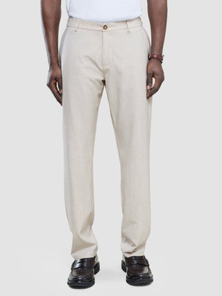 Tech Linen Elastic Pants Sandshell