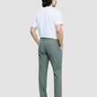 Tech Linen Elastic Pants Urban Green