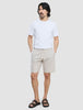 Tech Linen Elastic Shorts Sandshell