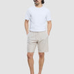 Tech Linen Elastic Shorts Sandshell