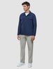 Tech Wool Overshirt Navy