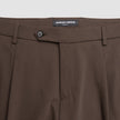 Tech Wool Suit Pants Regular Cocoa Brown