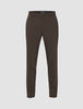 Tech Wool Suit Pants Slim Cocoa Brown