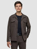 Tech Wool Overshirt Cocoa Brown
