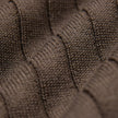 V-Neck Knit Short Sleeve Polo Dark Brown