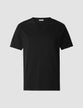 Supima T-shirt Black V-Neck
