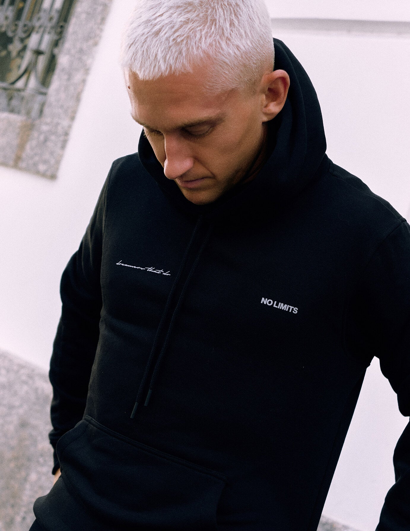 Sweat Hoodie Black Anders Hofman