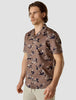 Bowling Short Sleeve Shirt Subtle Flowers