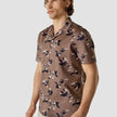 Bowling Short Sleeve Shirt Subtle Flowers