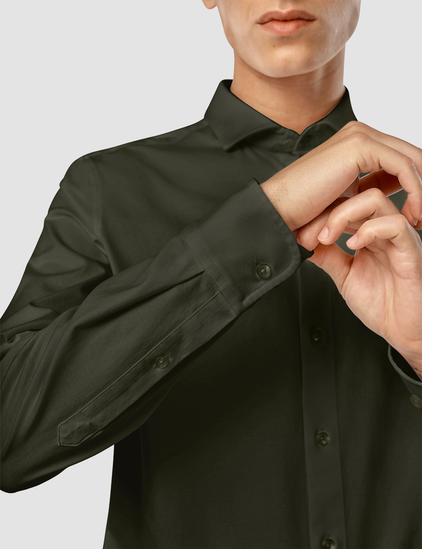 Classic Shirt Regular Nightfall Green