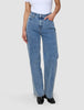 Women's Classic Jeans Relaxed Fit Snow Blue Wash