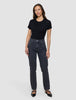 Women's Classic Jeans Tapered Washed Black