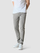 Model from the front wearing a pair of Classic Pants Granite/Light Grey